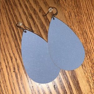 Lightweight leather earrings